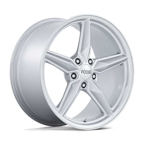 Foose F174 CF8 Gloss Silver 19x9.5 +45 5x120mm 67.1mm - Wheelwiz