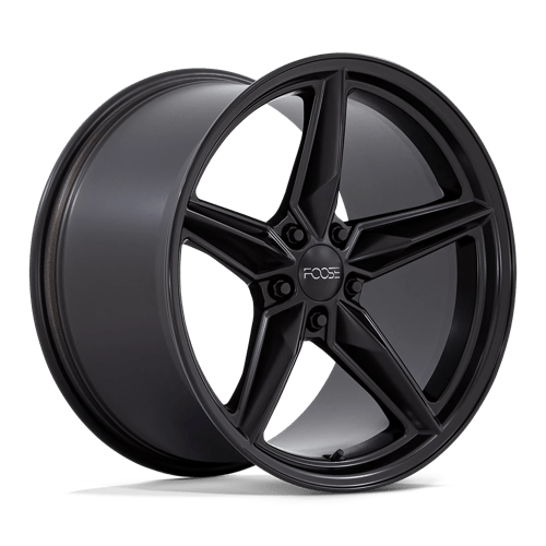Foose F175 CF8 Matte Black 19x9.5 +17 5x120mm 67.1mm - Wheelwiz