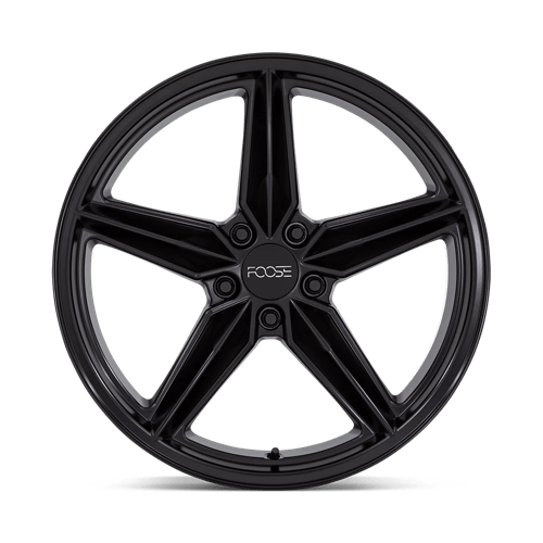 Foose F175 CF8 Matte Black 19x9.5 +17 5x120mm 67.1mm - Wheelwiz