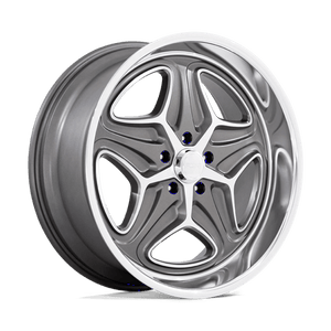 Foose F172 MERLOT Anthracite Machined 22x10.5 +6 5x127mm 78.1mm - Wheelwiz