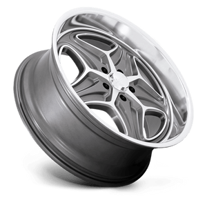 Foose F172 MERLOT Anthracite Machined 22x9 +15 5x120.65mm 72.6mm - Wheelwiz