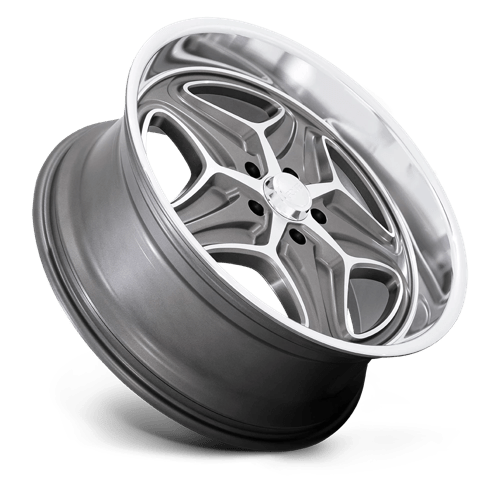 Foose F172 MERLOT Anthracite Machined 22x10.5 +6 5x127mm 78.1mm - Wheelwiz