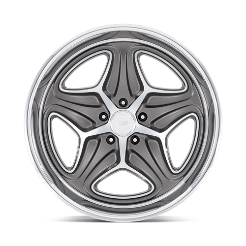 Foose F172 MERLOT Anthracite Machined 22x9 +15 5x127mm 78.1mm - Wheelwiz