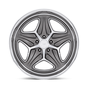 Foose F172 MERLOT Anthracite Machined 22x9 +15 5x120.65mm 72.6mm - Wheelwiz