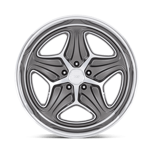 Foose F172 MERLOT Anthracite Machined 22x10.5 +6 5x120.65mm 72.6mm - Wheelwiz