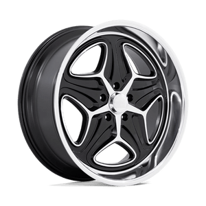 Foose F171 MERLOT Gloss Black Machined 22x9 +15 5x127mm 78.1mm - Wheelwiz