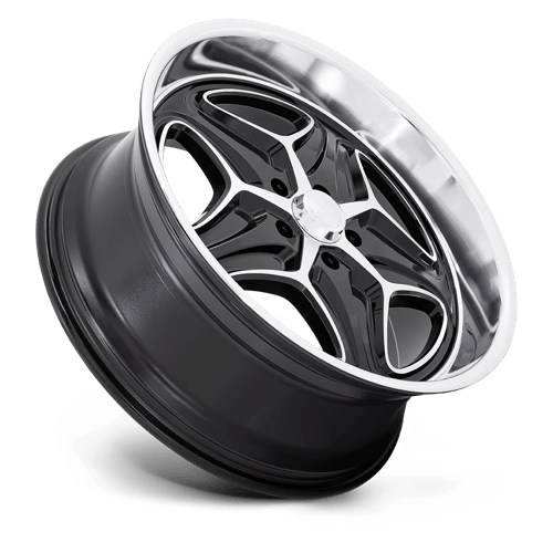 Foose F171 MERLOT Gloss Black Machined 22x10.5 +6 5x120.65mm 72.6mm - Wheelwiz
