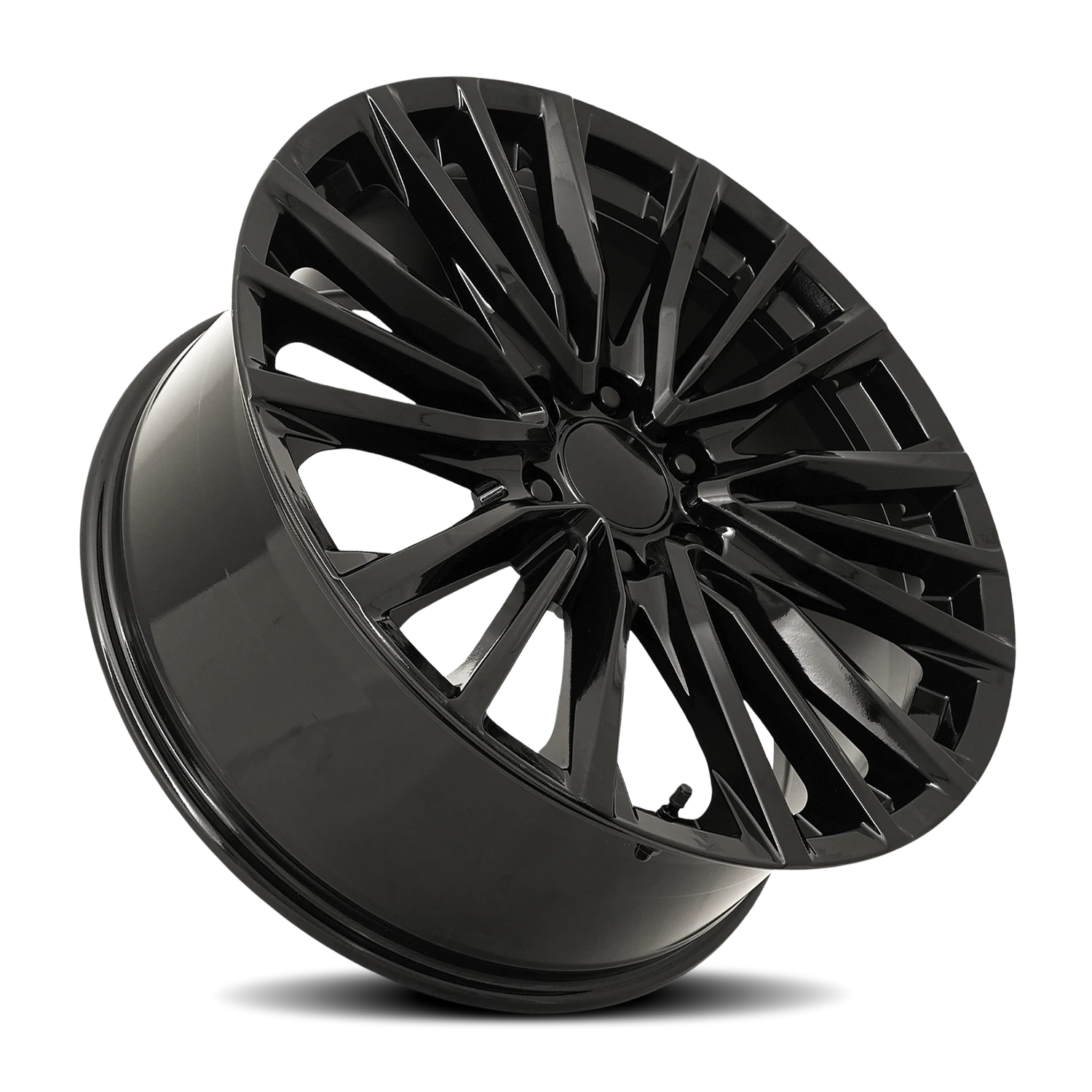 Factory Reproductions FR 205 Gloss Black 22x9 +28 6x139.7mm 78.1mm - Wheelwiz