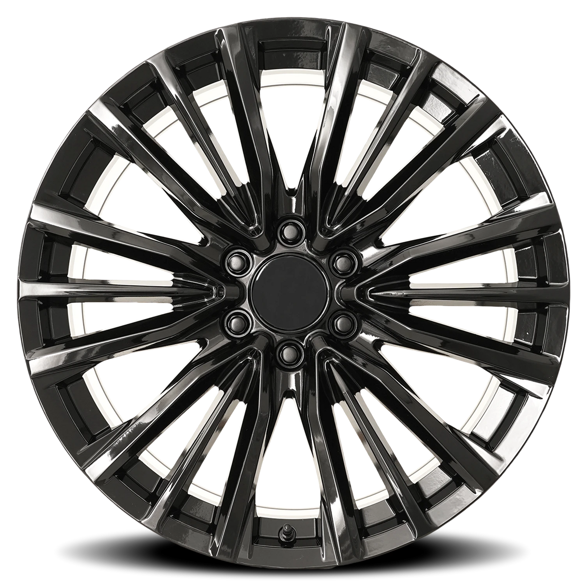 Factory Reproductions FR 205 Gloss Black 22x9 +28 6x139.7mm 78.1mm - Wheelwiz