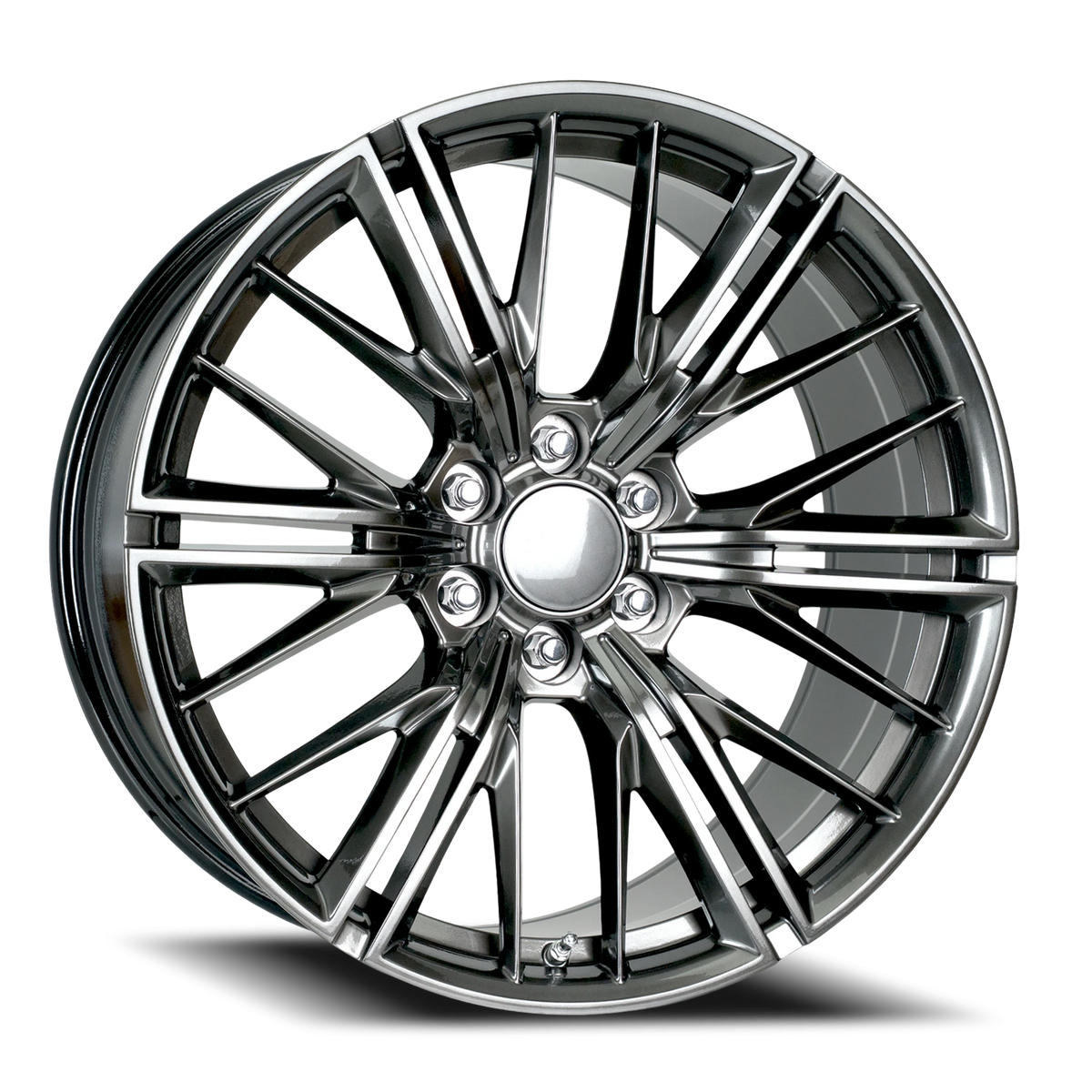 Factory Reproductions FR 28F Hyper-Black 22x9.5 +24 6x139.7mm 78.1mm - Wheelwiz