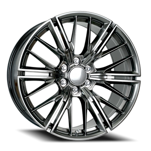 Factory Reproductions FR 28F Hyper-Black 22x9.5 +24 6x139.7mm 78.1mm - Wheelwiz