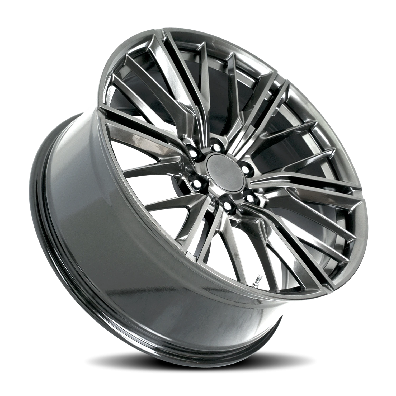 Factory Reproductions FR 28F Hyper-Black 22x9.5 +24 6x139.7mm 78.1mm - Wheelwiz
