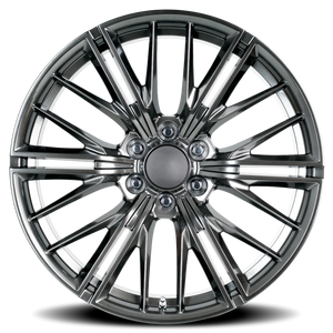 Factory Reproductions FR 28F Hyper-Black 22x9.5 +24 6x139.7mm 78.1mm - Wheelwiz