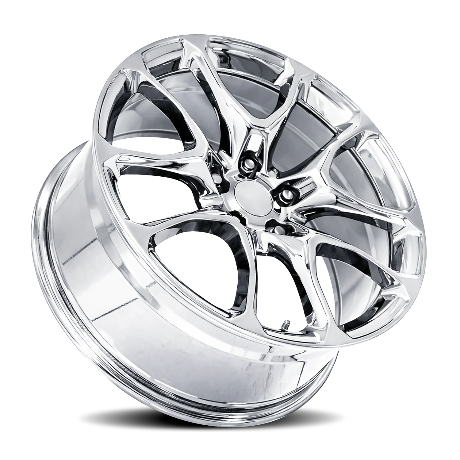 Factory Reproductions FR 551F Chrome 22x9.5 +35 5x127mm 71.5mm - Wheelwiz