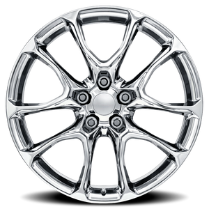 Factory Reproductions FR 551F Chrome 22x9.5 +35 5x127mm 71.5mm - Wheelwiz