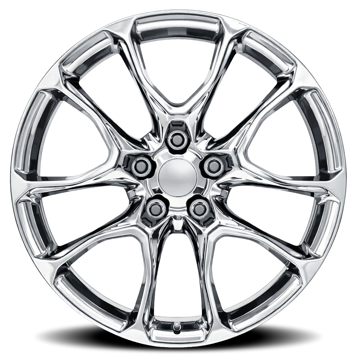 Factory Reproductions FR 551F Chrome 20x10 +50 5x127mm 71.5mm - Wheelwiz