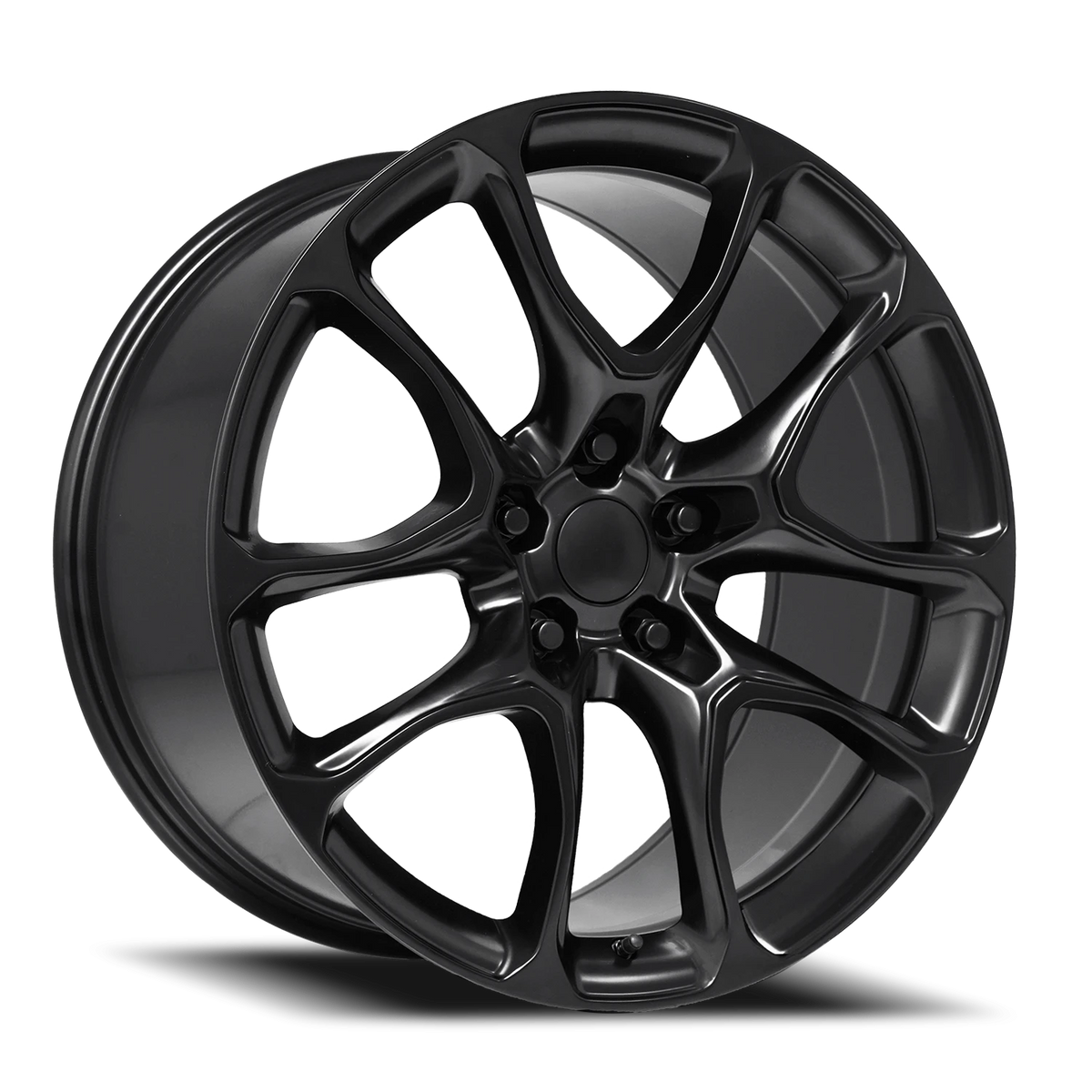 Factory Reproductions FR 551F Satin Black 22x9.5 +35 5x127mm 71.5mm - Wheelwiz
