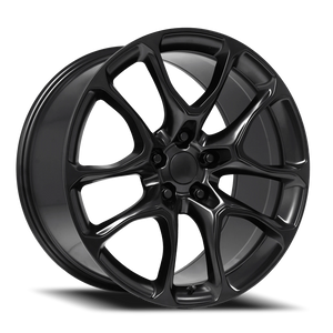 Factory Reproductions FR 551F Satin Black 22x9.5 +35 5x127mm 71.5mm - Wheelwiz