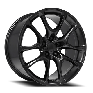 Factory Reproductions FR 551F Satin Black 22x9.5 +35 5x127mm 71.5mm