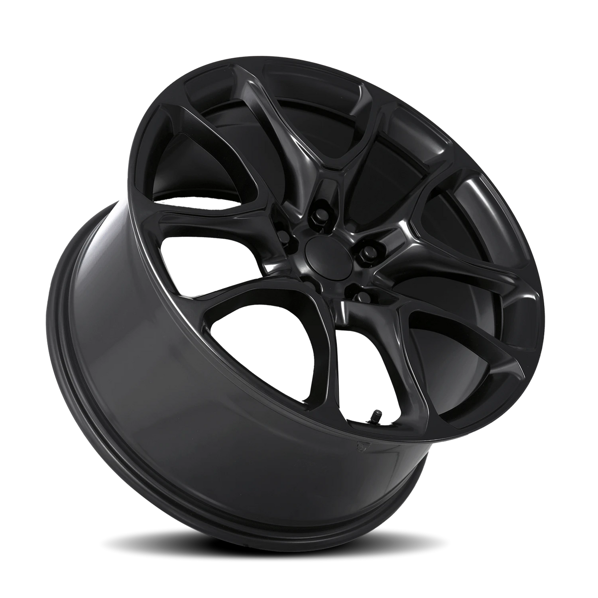 Factory Reproductions FR 551F Satin Black 22x9.5 +35 5x127mm 71.5mm - Wheelwiz