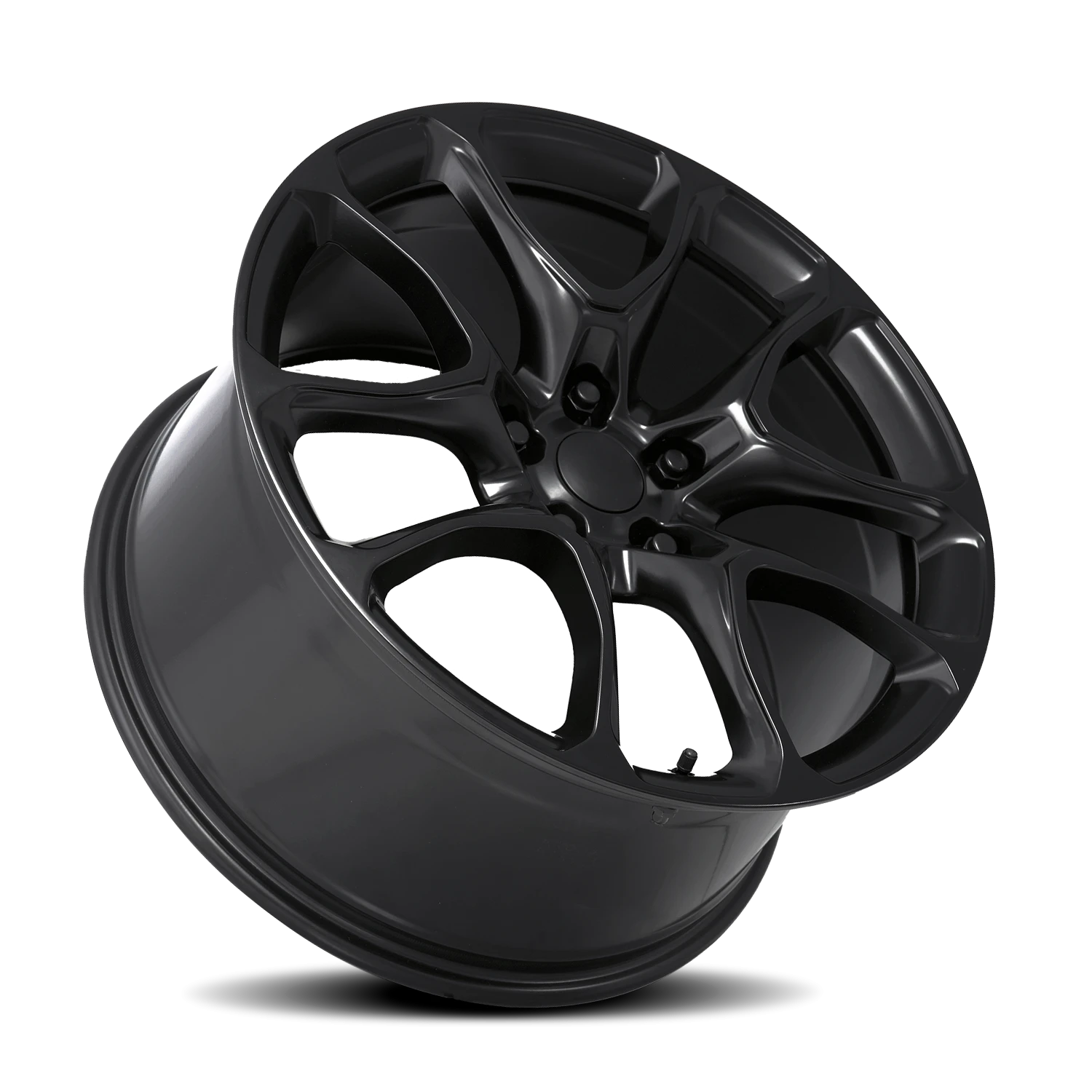 Factory Reproductions FR 551F Satin Black 22x9.5 +35 5x127mm 71.5mm - Wheelwiz