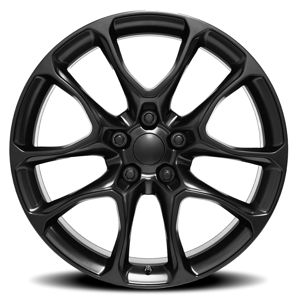 Factory Reproductions FR 551F Satin Black 22x9.5 +35 5x127mm 71.5mm - Wheelwiz