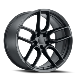 Factory Reproductions FR 74 Satin Black 20x9.5 +15 5x115mm 71.5mm - Wheelwiz