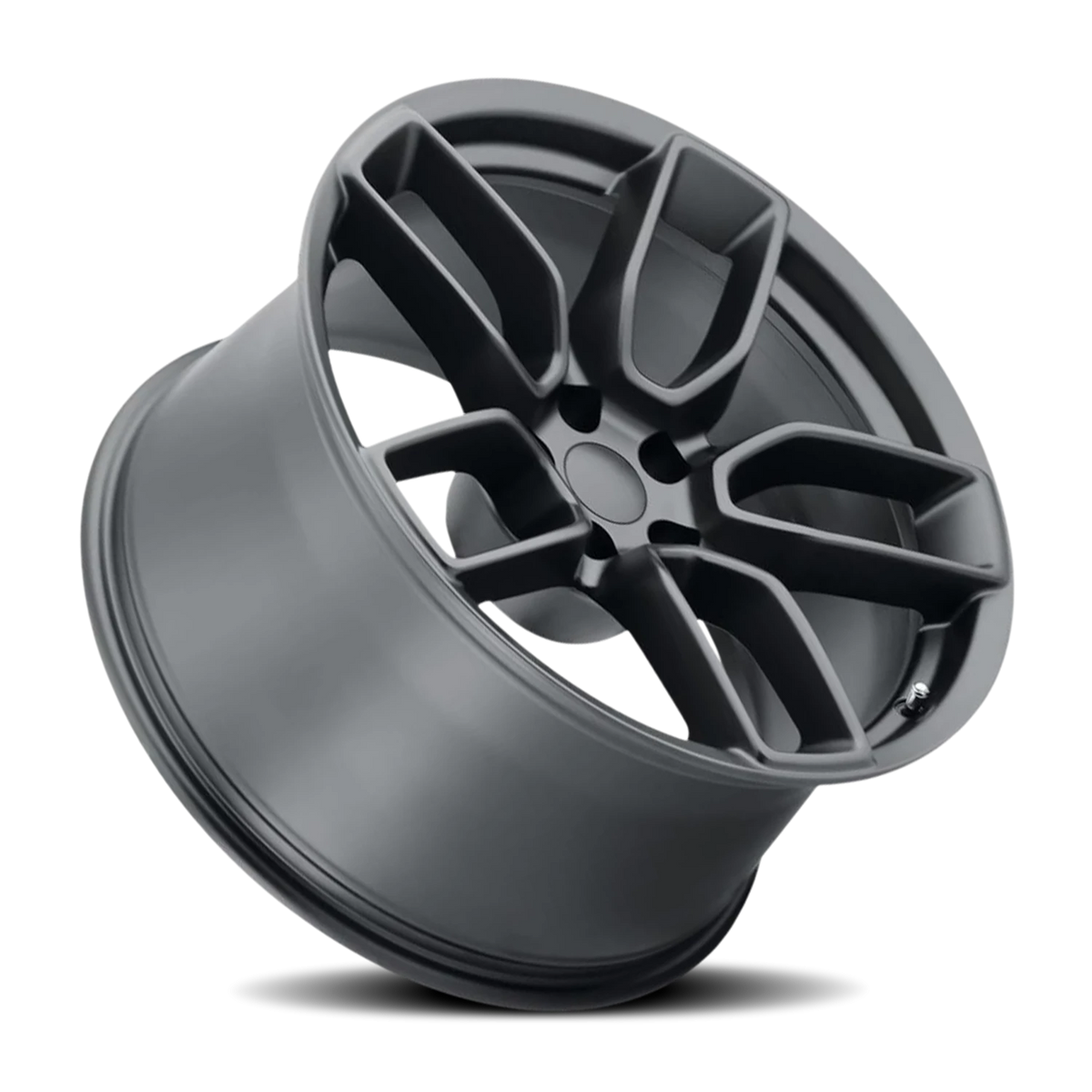 Factory Reproductions FR 74 Satin Black 20x10.5 +22 5x115mm 71.5mm - Wheelwiz