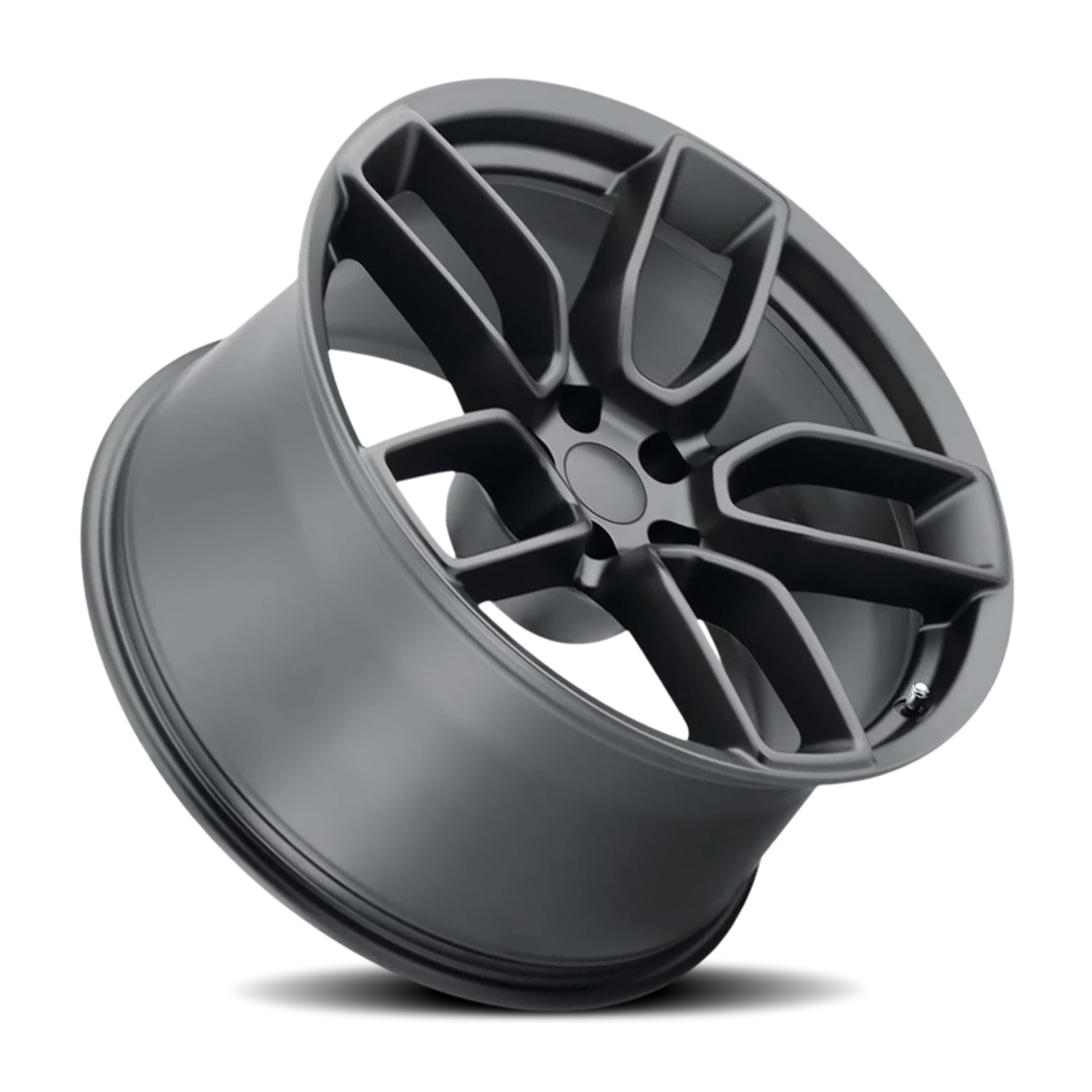 Factory Reproductions FR 74 Satin Black 20x10.5 -9 5x115mm 71.5mm - Wheelwiz