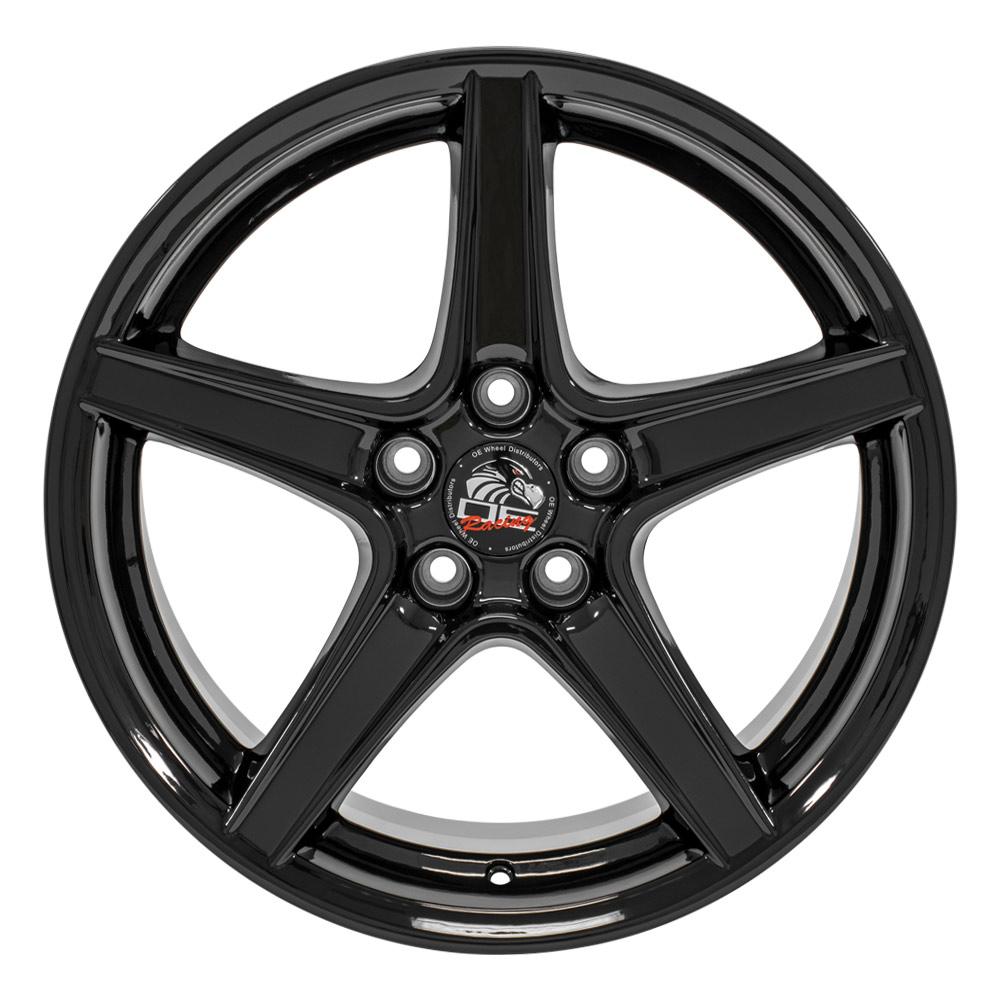 OE Wheels Replica FR06B Gloss Black 18x9.0 +24 5x114.3mm 70.6mm - Wheelwiz