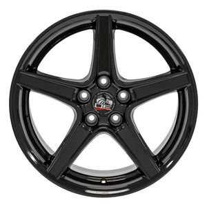 OE Wheels Replica FR06B Gloss Black 18x9.0 +24 5x114.3mm 70.6mm