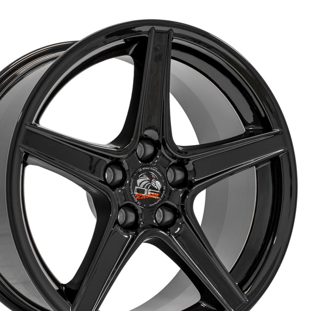 OE Wheels Replica FR06B Gloss Black 18x9.0 +24 5x114.3mm 70.6mm - Wheelwiz