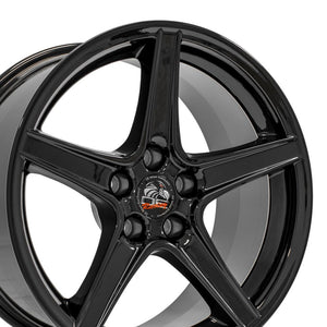 OE Wheels Replica FR06B Gloss Black 18x9.0 +24 5x114.3mm 70.6mm