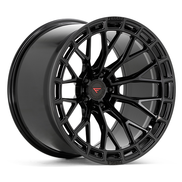 Ferrada Wheels F8-FR12 Obsidian Black 21x12 +20 5x112mm 66.56mm - Wheelwiz