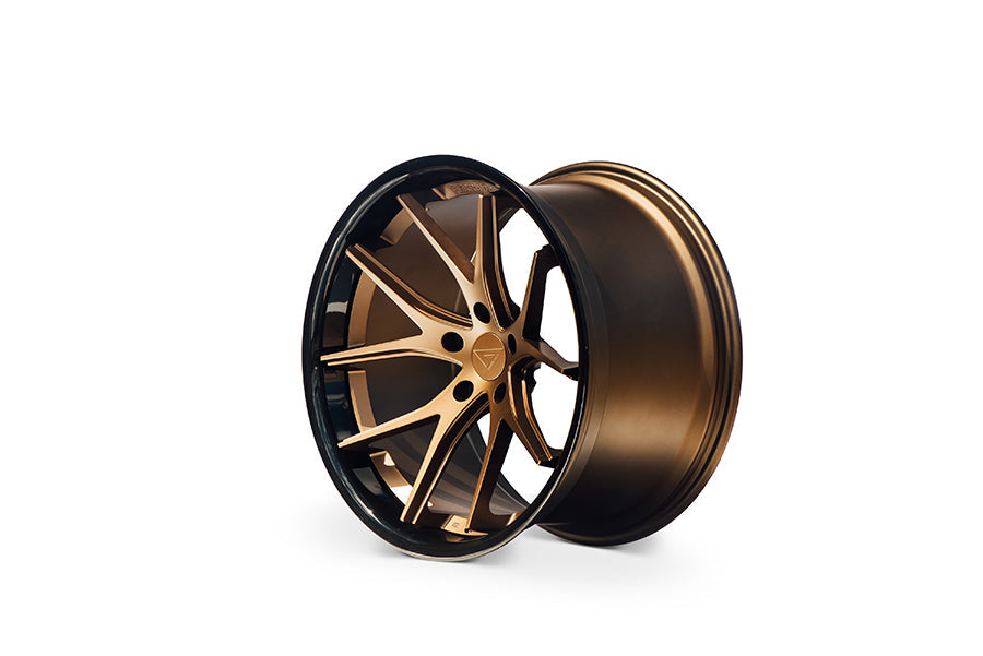 Ferrada Wheels FR2 Matte Bronze / Gloss Black Lip 20x8.5 +35 5x114.3mm 73.1mm