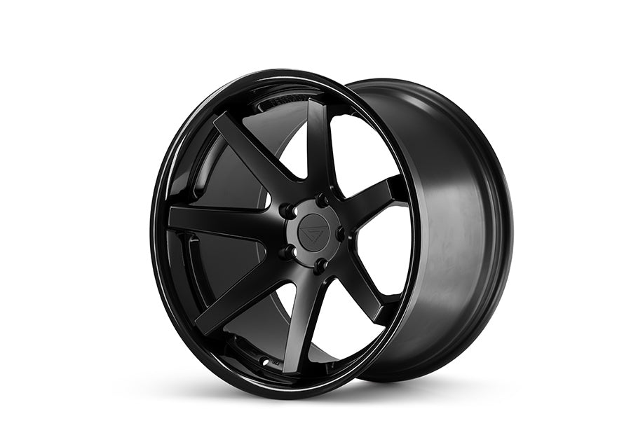 Ferrada Wheels FR1 Matte Black / Gloss Black Lip 22x9.5 +15 5x112mm 66.56mm