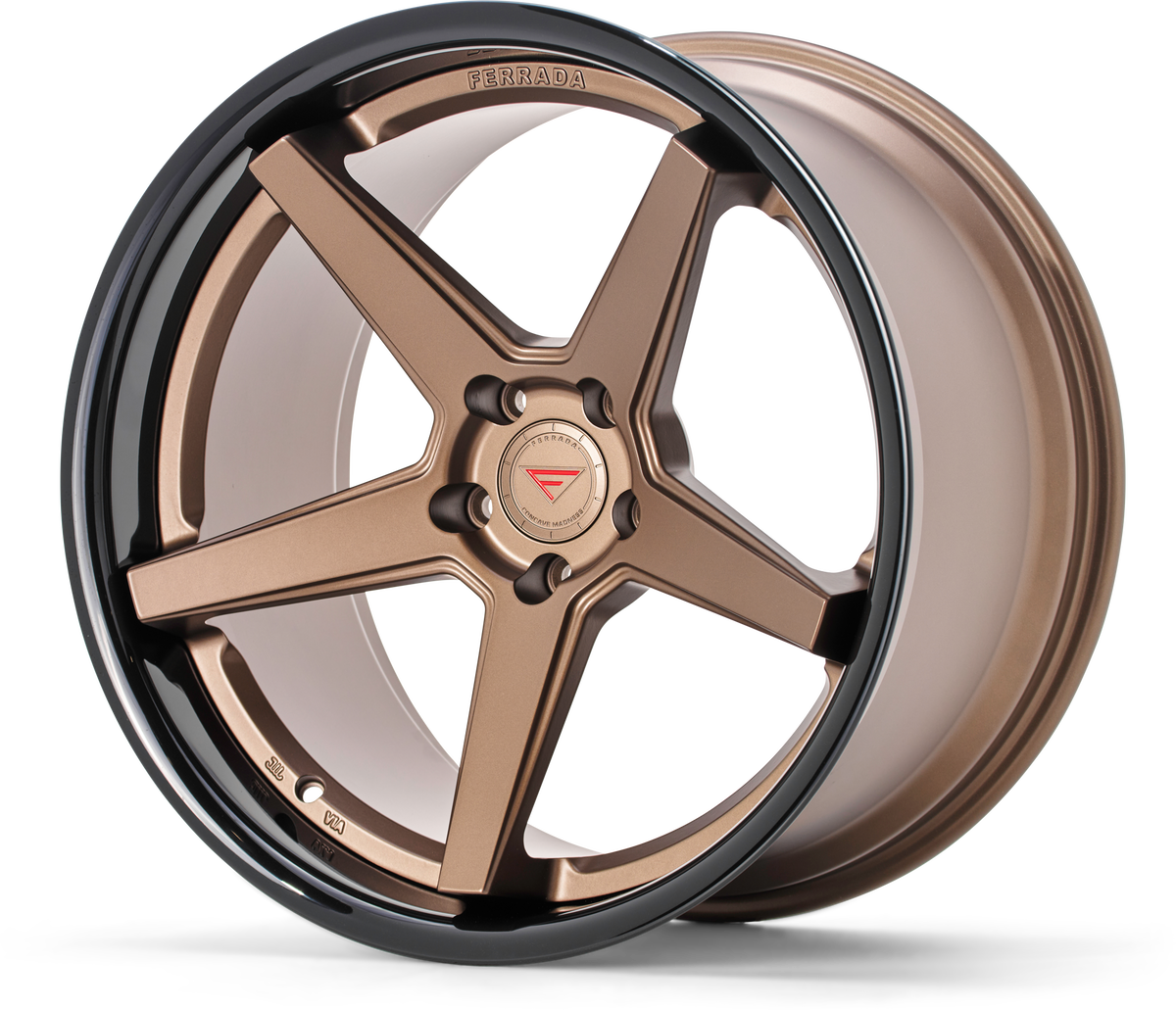 Ferrada Wheels FR3 Matte Bronze / Gloss Black Lip 20x10 +13 5x115mm 71.6mm