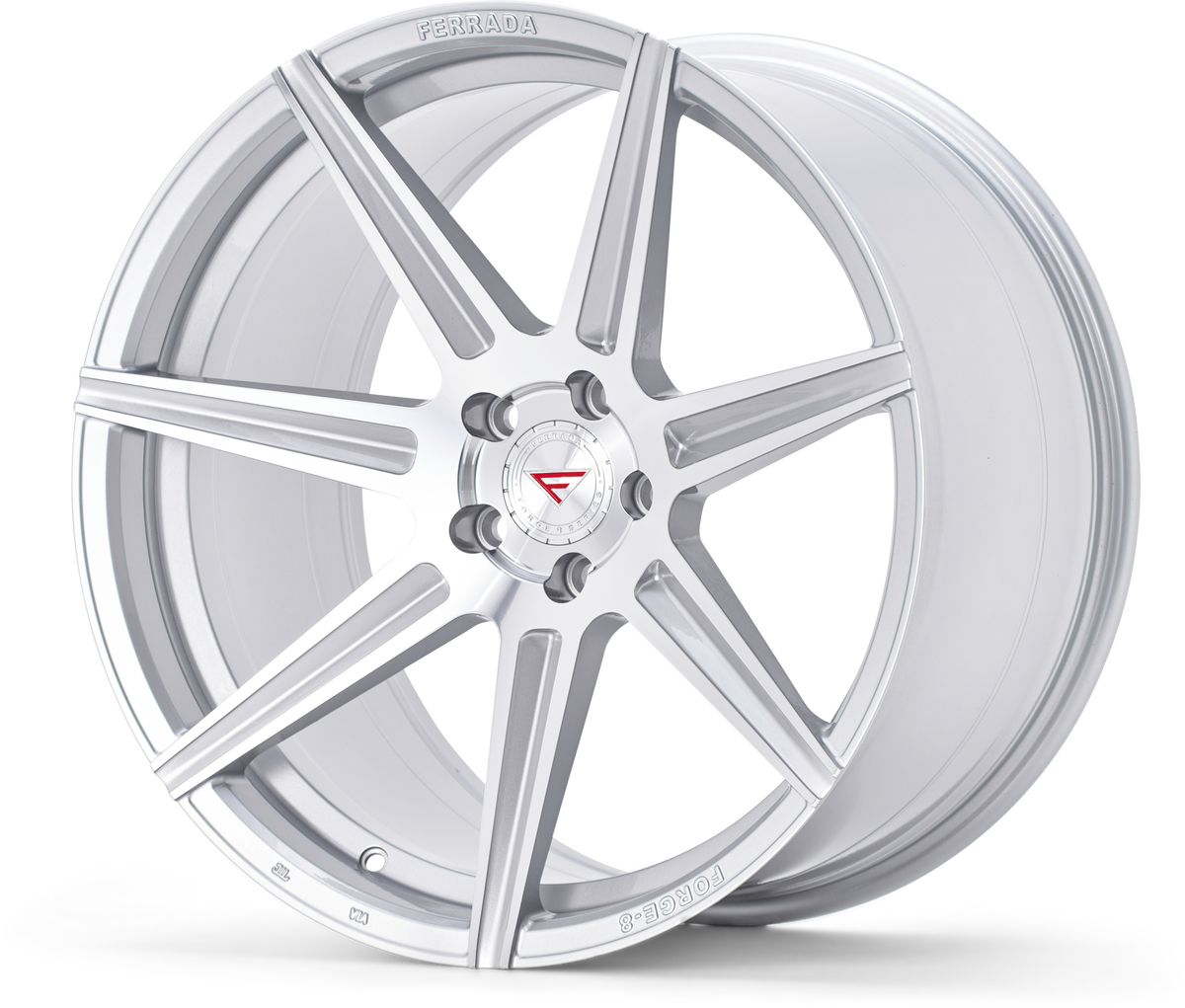 Ferrada Wheels F8-FR7 Machine Silver 21x9 +15 5x115mm 71.6mm - Wheelwiz