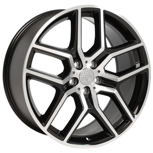 OE Wheels Replica FR73 Black Machined 20x9.0 +44 5x114.3mm 63.5mm