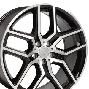 OE Wheels Replica FR73 Black Machined 20x9.0 +44 5x114.3mm 63.5mm