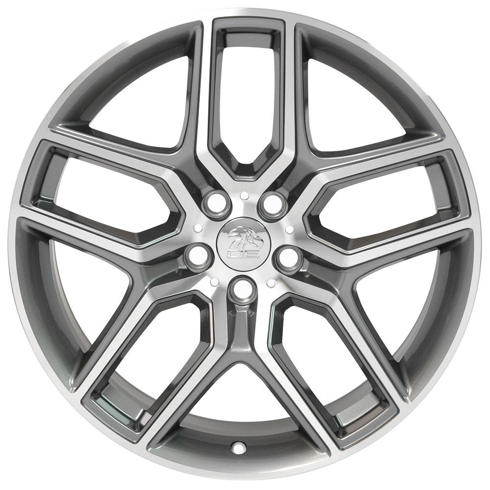 OE Wheels Replica FR73 Gunmetal Machined 20x9.0 +44 5x114.3mm 63.5mm - Wheelwiz