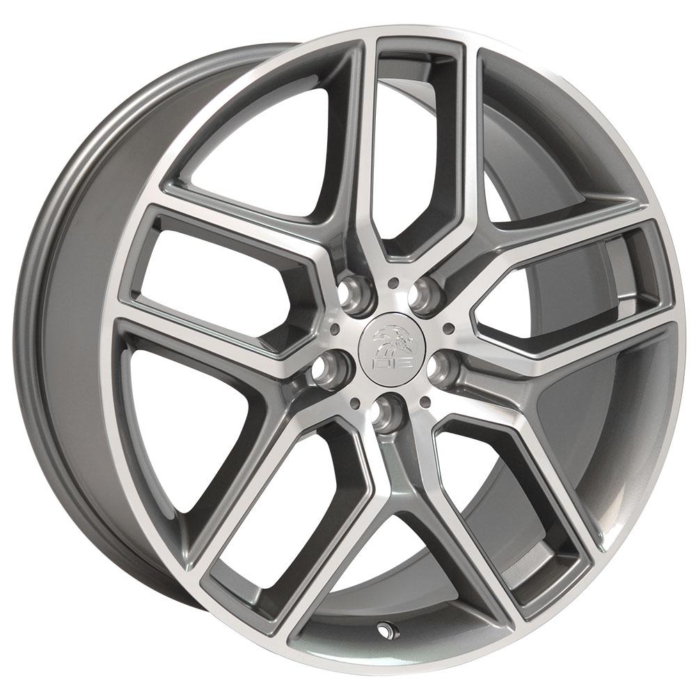 OE Wheels Replica FR73 Gunmetal Machined 20x9.0 +44 5x114.3mm 63.5mm - Wheelwiz