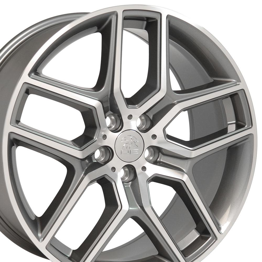 OE Wheels Replica FR73 Gunmetal Machined 20x9.0 +44 5x114.3mm 63.5mm - Wheelwiz