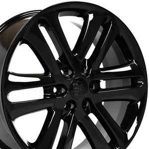 OE Wheels Replica FR76 Gloss Black 22x9.0 +44 6x135mm 87.0mm