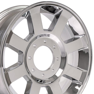 OE Wheels Replica FR78 Chrome 20x8.0 +40 8x170mm 125.1mm