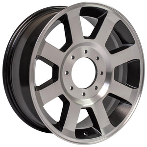 OE Wheels Replica FR78 Satin Black Machined 20x8.0 +40 8x170mm 125.1mm