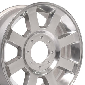 OE Wheels Replica FR78 Polished 20x8.0 +40 8x170mm 125.1mm