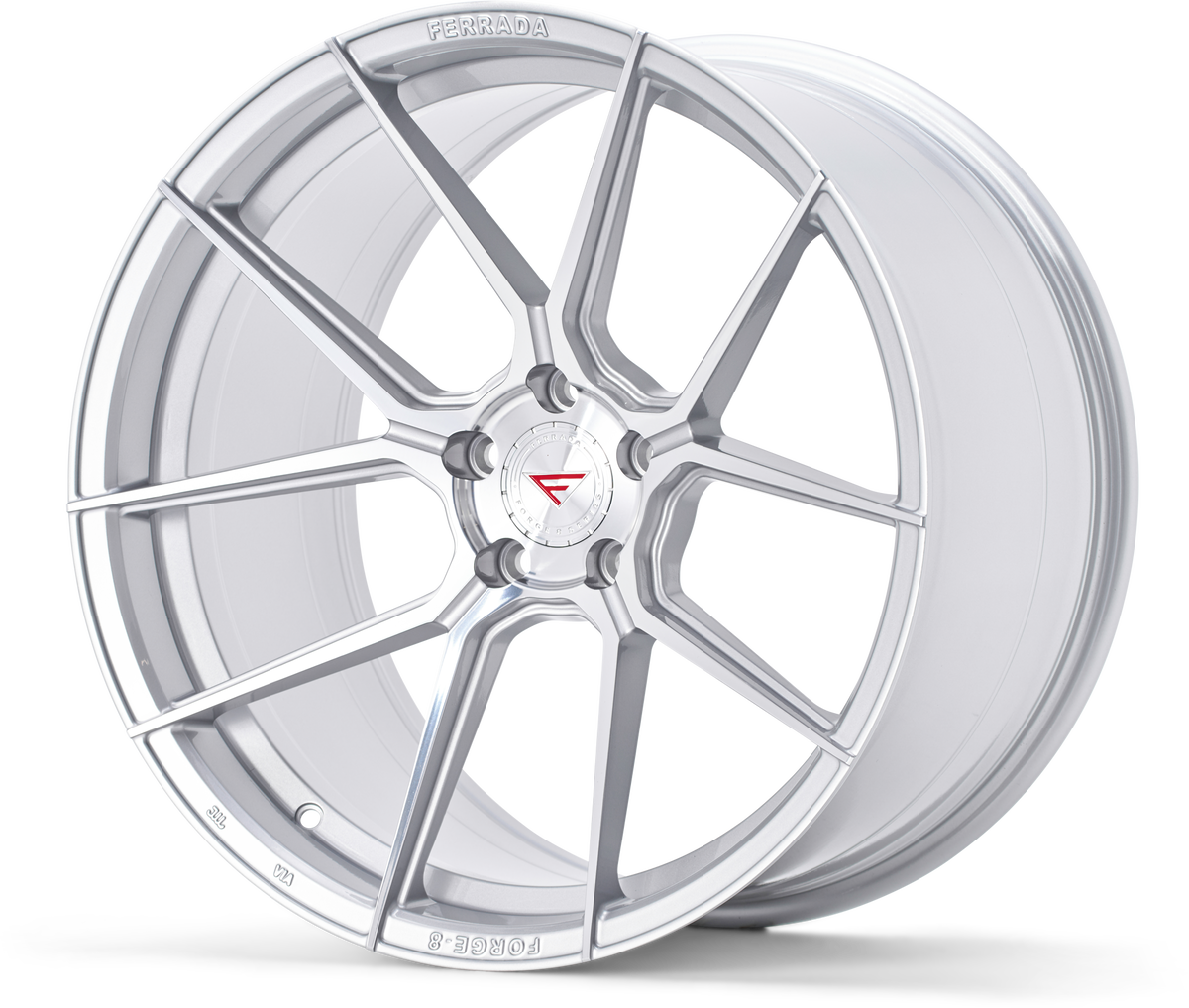 Ferrada Wheels F8-FR8 Machine Silver 20x10 +28 5x112mm 66.56mm