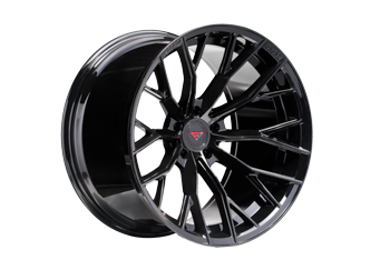 Ferrada Wheels F8-FR9 Obsidian Black 20x10 +13 5x115mm 71.6mm - Wheelwiz