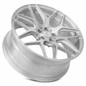 MRR FS1 Brushed Clear 18x8.5 +35 5x112mm 66.6mm - Wheelwiz